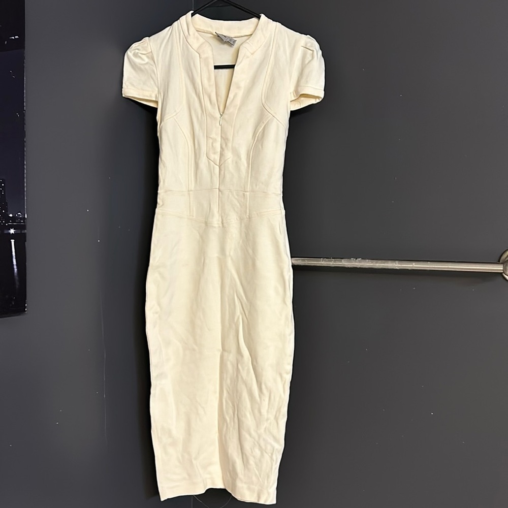 ASOS bodycon zipper midi dress